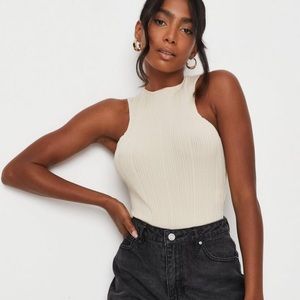 Missguided Cream Bodysuit